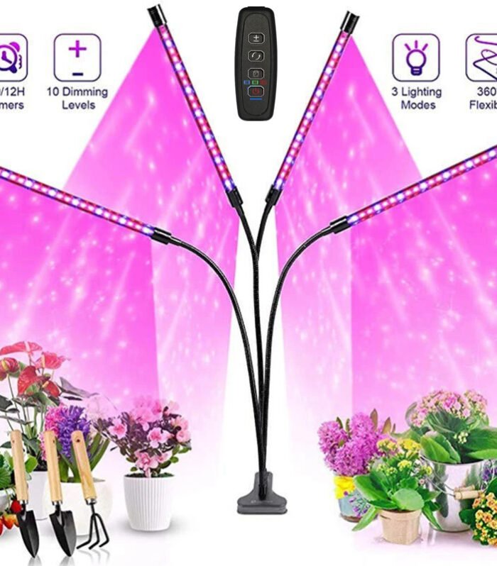 USB LED Pianta Coltiva La Luce Giardino Interno 10 Livelli Dimmerabili Coltiva La Luce Spettro Completo Timer Impostazione Serra Idroponica 3H/9H/12H